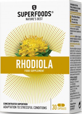 Superfoods Ροδιόλα, 30 Κάψουλες