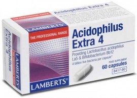 Lamberts Acidophilus Extra 4, 60 Κάψουλες