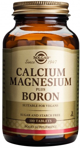 Solgar Calcium Magnesium Plus Boron, 100 Ταμπλέτες