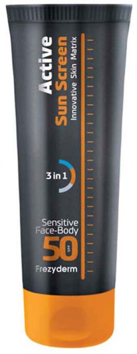 Frezyderm Sun Screen Sensitive Face- Body SPF50, 150ml