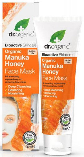 Dr. Organic Manuka Honey Face Mask, 125ml