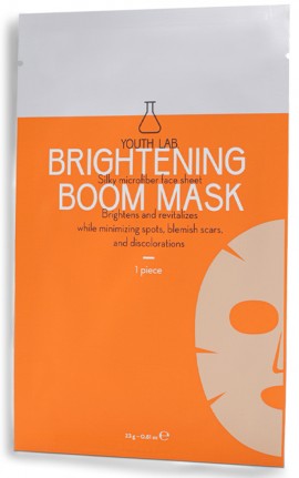 Youth Lab. Vit-C Brightening Boom Μάσκα Προσώπου Για Λάμψη, 1 Τεμάχιο