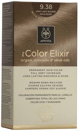 Apivita My Color Elixir 9.38 Ξανό Πολύ Ανοιχτό Μελί Περλέ