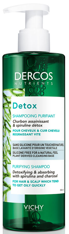 Vichy Dercos Nutrients Detox Shampoo, 250ml