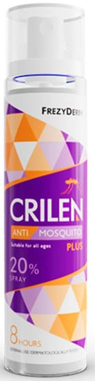 Frezyderm Crilen Anti Mosquito PLUS (20%), 100ml