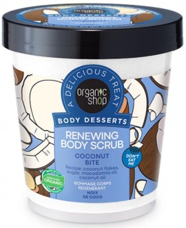 Natura Siberica Organic Shop Body Desserts Scrub Coconut Bite, 450ml