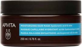 Apivita Moisturizing Hair Mask Mε Υαλουρονικό Οξύ & Αλόη,  200ml