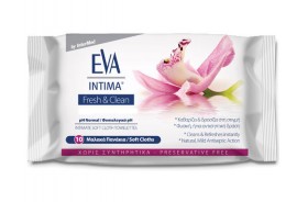 Intermed Eva Intima Fresh & Pocket Size Towelettes, 10 Τεμάχια