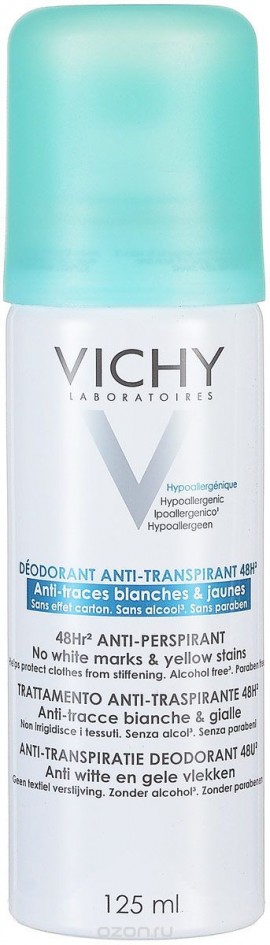 Vichy Deodorant Anti-Transpirant Spray Κατά Των Σημαδίων 48H, 50ml