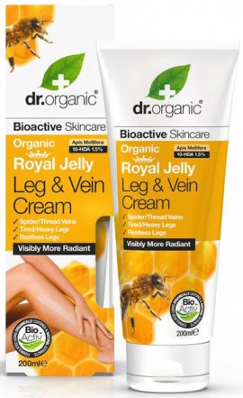 Dr. Organic Royal Jelly Leg & Vein Cream, 200ml