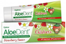 Optima AloeDent Strawberry Childrens Toothpaste, 50ml