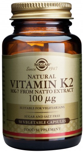 Solgar Vitamin K2 100mg, 50 Κάψουλες