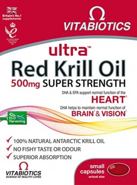 Vitabiotics Ultra Krill Oil 500mg, 30 Kάψουλες