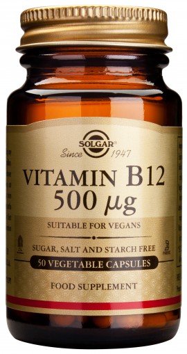 Solgar Vitamin B12 500mg, 50 Κάψουλες