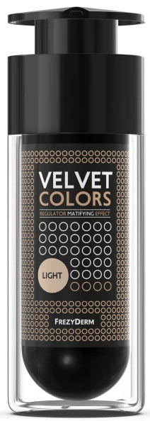 Frezyderm Velvet Colors Light Ματ Make up Ανάλαφρης Υφής Ανοιχτός Τόνος, 30ml