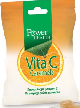 Power Health Vita C Caramels Γεύση Μανταρίνι, 60gr