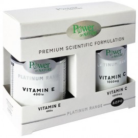 Power Health Platinum Vitamin E 400iu 30Tαμπλέτες & Δώρο Vitamin C 1000mg 20Ταμπλέτες