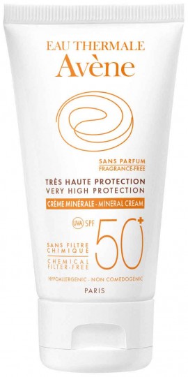 Avene Cream Mineral SPF50+, 50ml