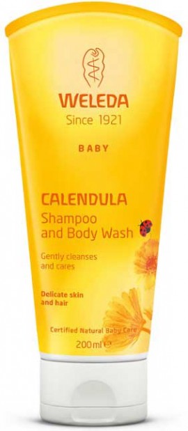 Weleda Calendula Shampoo & Body Wash, 200ml