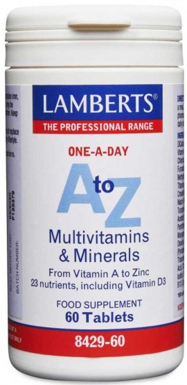 Lamberts A Τo Z Multivitamins, 60 Tαμπλέτες