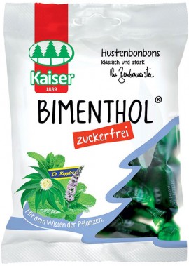 Kaiser Καραμέλες Bimethol Μέντα & Ευκάλυπτο, 60gr