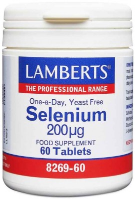 Lamberts Selenium 200mg, 60 Ταμπλέτες