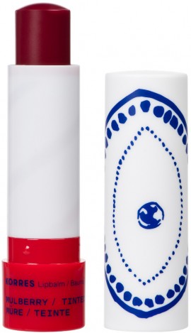 Korres Lip Balm Κόκκινα Μούρα Με Χρώμα, 4.5gr