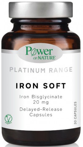 Power Health Platinum Iron Soft, 30Κάψουλες