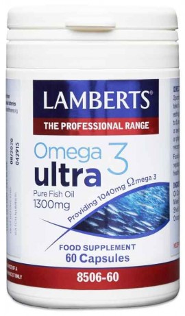 Lamberts Omega 3 Ultra 1300mg, 60 Κάψουλες