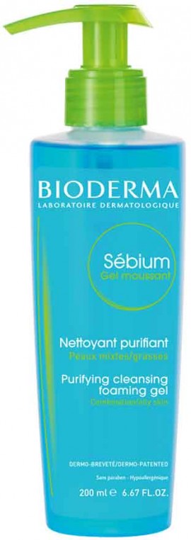 Bioderma Sebium Gel Moussant, 200ml