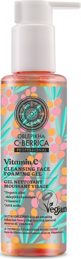 Natura Siberica C-Berrica Vitamin C Cleansing Face Foaming Gel, 145ml
