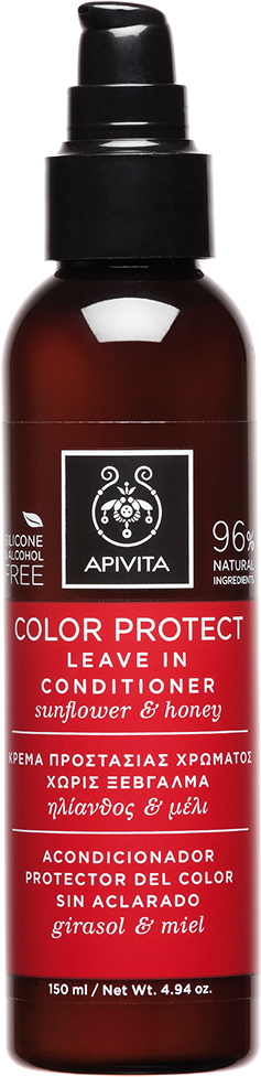 Apivita Color Protect Leave-in Conditioner Με Ηλίανθο & Μέλι, 150ml