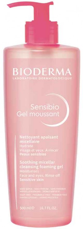 Bioderma Sensibio Gel Moussant, 500ml