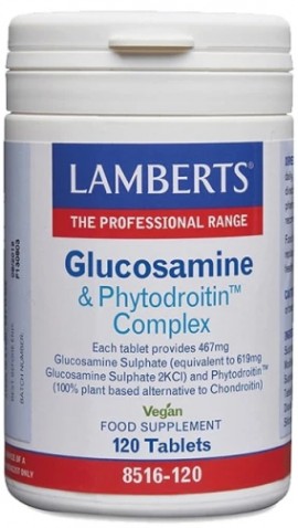 Lamberts Glucosamine & Phytodroitin Complex, 120 Tαμπλέτες