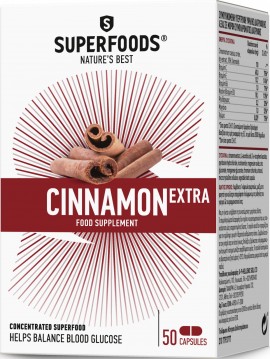 Superfoods Κανέλα Extra, 50 Κάψουλες