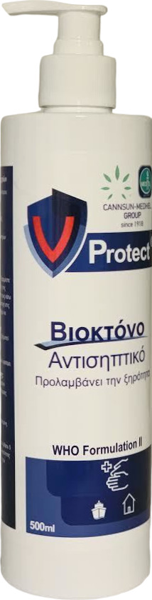 VProtect Βιοκτόνο Αποτελεσματικό Έναντι Κορονοϊών Σε Μόλις 30 Δευτερόλεπτα, 500ml