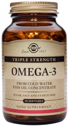 Solgar Triple Strength Omega-3, 50 Κάψουλες