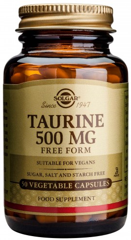 Solgar Taurine 500mg, 50 Κάψουλες