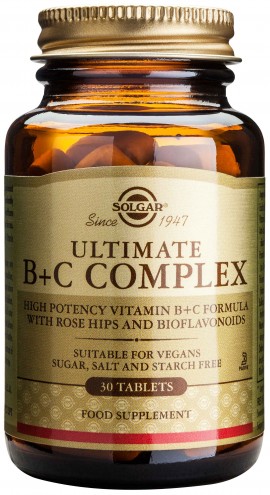 Solgar Ultimate B+C Complex, 30 Ταμπλέτες