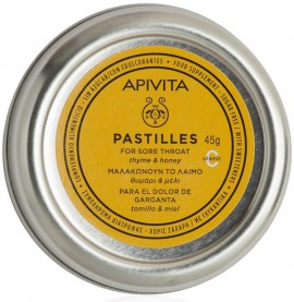 Apivita Pastilles Mε Mέλι & Θυμάρι,45gr