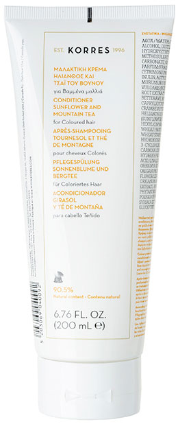 Korres Conditioner Ηλίανθος & Τσάι Του Βουνού, 200ml