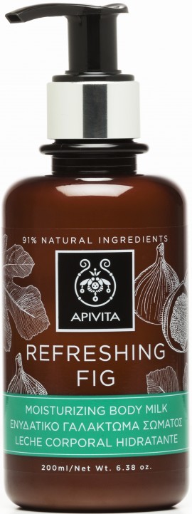 Apivita  Refreshing Fig Μoisturising Body Milk, 200ml