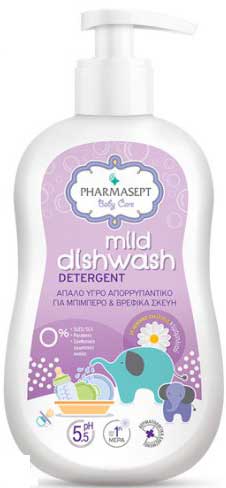 Pharmasept Baby Mild Dishwash Απαλό Υγρό Απορρυπαντικό, 400ml