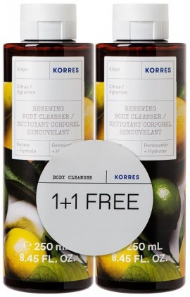 Korres Αφρόλουτρο Κίτρο, 2x 250ml