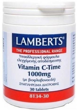 Lamberts Vitamin C Time Release 1000mg, 30 Ταμπλέτες