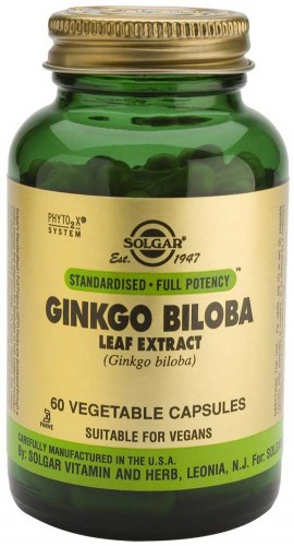 Solgar Ginkgo Biloba Leaf Extract, 60 Κάψουλες