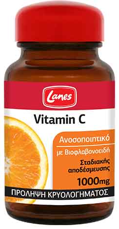Lanes Vitamin C 1000mg, 30 Ταμπλέτες