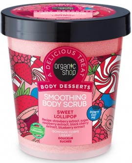 Natura Siberica Organic Shop Body Desserts Scrub Sweet Lollipop, 450ml