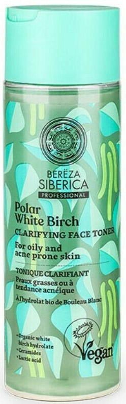 Natura Siberica Bereza Polar White Birch Clarifying Face Toner, 200ml