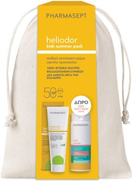 Pharmasept Promo Heliodor Kids Sun Cream SPF50 150ml & Δώρο Kids Soft Bath 250ml